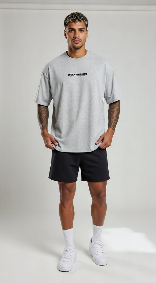 Grey Athlete Oversized T-Shirt