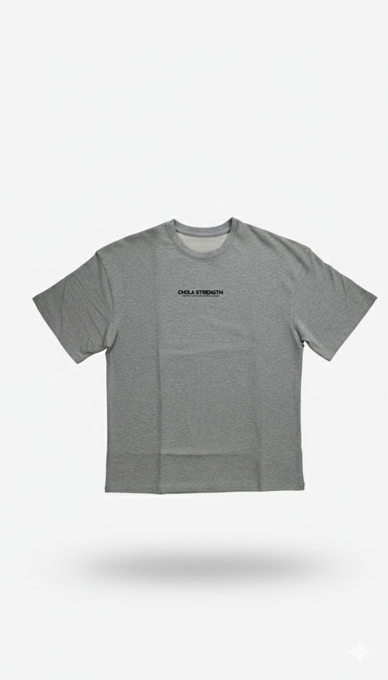 Grey Athlete Oversized T-Shirt