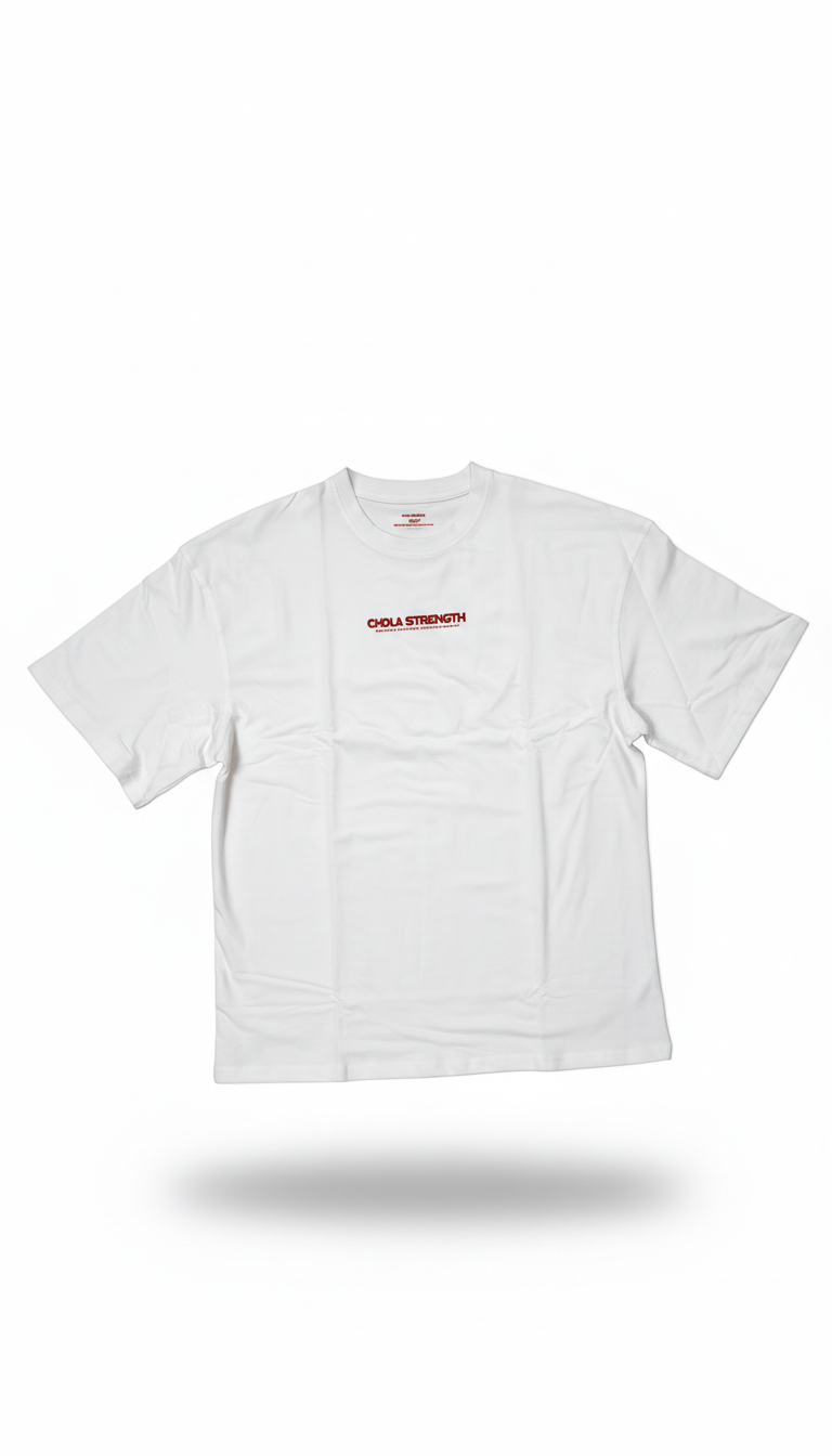White Athlete Oversized T-Shirt