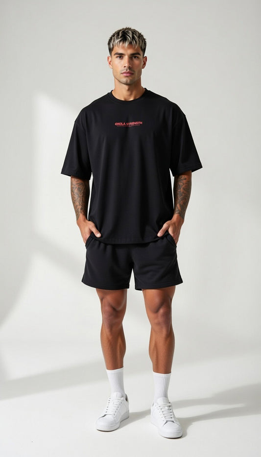 Black Athlete Oversized T-Shirt