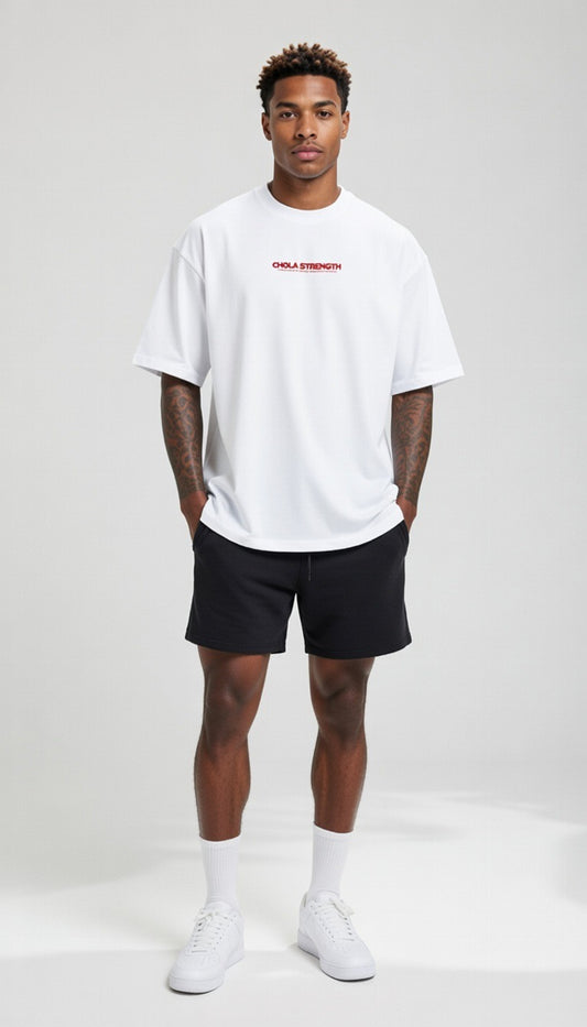 White Athlete Oversized T-Shirt